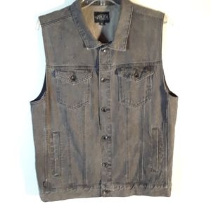 rude black denim jacket